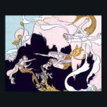 Poster Art Deco Sereids<br><div class="desc">Art Deco Sereia um Poster do estilo excelente 1920.</div>