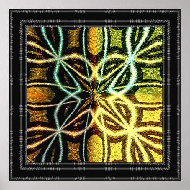 PÓSTER ART DECO TEXTURA #07 (Frente)