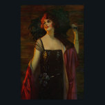 Poster Art Deco The Opera Queen<br><div class="desc">1933 | Estilo: Art Deco | Traga uma Deco de Arte clássica para tocar sua casa com esta impressão de "A Rainha da Ópera" de Edward Mason Eggleston. A peça apresenta o estilo icônico de Arte Deco do 1920 e início dos anos 1900, com padrões, linhas e formas clássicos que...</div>