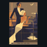 Poster Art Deco vintage<br><div class="desc">design excelente. Você vai adorar como os outros. Esteja livre para usar este design para outro produto que você quiser ou para personalizar e adicionar seu texto. Siga-me para mais. Obrigado. Tenha um bom dia.</div>