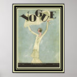 Póster Art Deco Vogue Cobrir 12 x 16<br><div class="desc">Cobrir Vintage,  Deco,  Vogue 12 x 16</div>