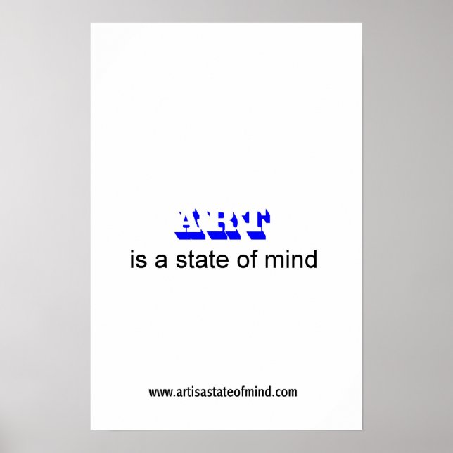 Poster ART é um estado mental (Frente)