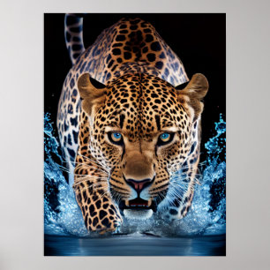Poster Art Leopardo