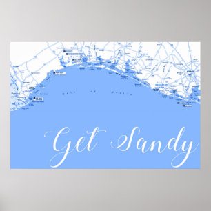 Poster Art na Costa do Texas