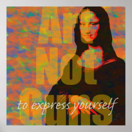 Poster Art Not Guns