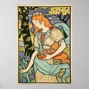 Póster Art Nouveau 1893, de Eugène Grasset