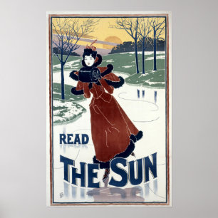 Poster Art Nouveau 1895 O Sol e Louis John Rhead