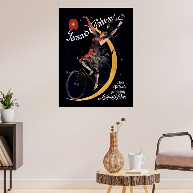 Poster Art Nouveau Anúncio Bicicleta Francês (Sala de Estar 3)
