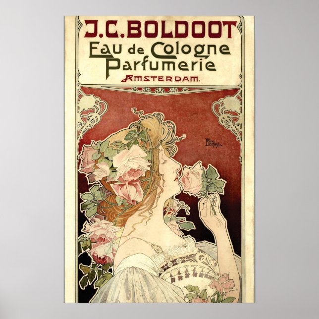 Póster Art Nouveau Anúncio de 1897 por Privat-Livemont (Frente)