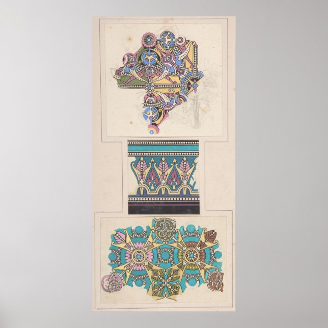 Poster Art nouveau arte decorativa Christopher Dresser (Frente)