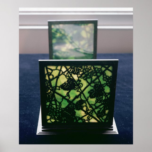 Póster Art Nouveau bookends, Tiffany Studios, c.1894 (Frente)