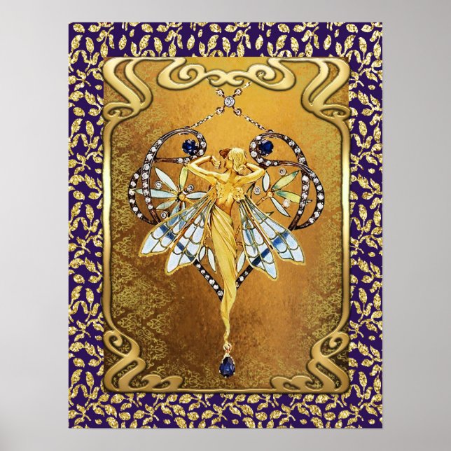 Poster Art Nouveau (Fada) (Frente)
