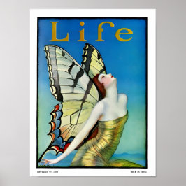 Poster Art nouveau girl