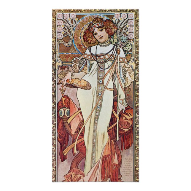 Póster Art Nouveau Goddese (Frente)