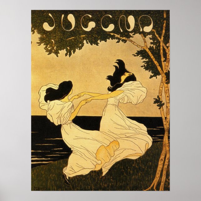 Póster Art Nouveau - Jugend (Frente)