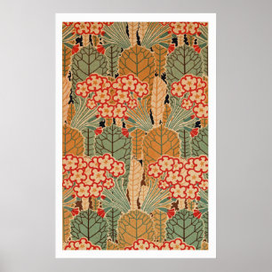 Póster Art Nouveau Padrão #1 em Emporio Moffa