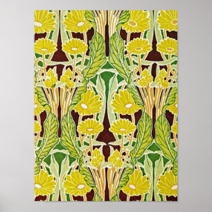 Poster Art Nouveau Padrão #7 no Emporio Moffa
