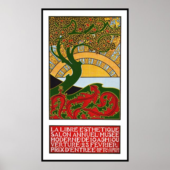 Poster Art Nouveau Poster: La Libre Esthetique (Frente)