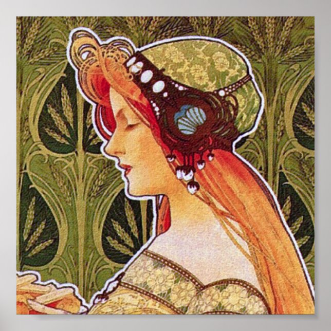 Poster Art Nouveau: Privat-Livemont "Biscuits" (Frente)