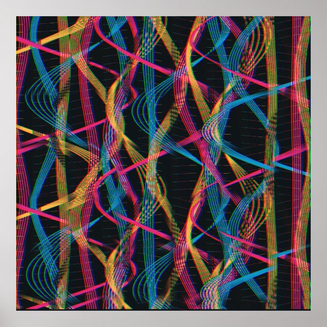 Poster Art Nouveau Snakes Pattern  (Frente)