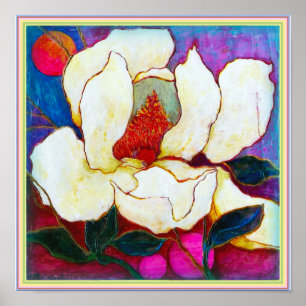 Póster ART-ON-CANVAS: Magnolia Heat 12"x12"