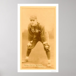 Póster Art Phelan Chicago Cubs Baseball 1914