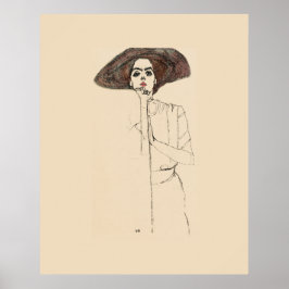 POSTER ART POSTER: EGON SCHIELE: RETRATO DA MULHER 1910