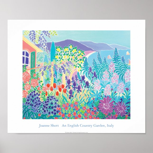 Póster Art Poster: Um Jardim do País Inglês, Itália (Frente)