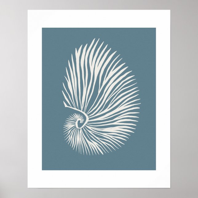 Poster Art Seashell (Frente)