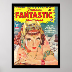 Póster Arte 0001_Pulp fantástica famosa dos mistérios