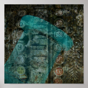 Póster Arte 5 da garrafa