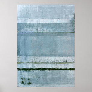 Póster Arte abstracta azul "inflexívela"