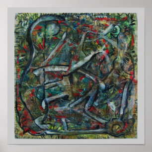 Poster Arte abstracta por ValAries paquiderme