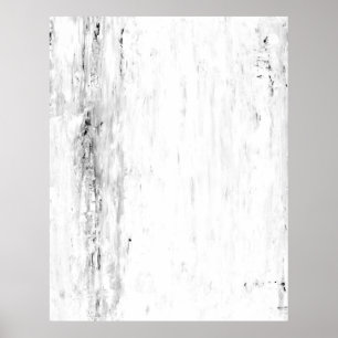 Póster Arte abstracta preto e branco da "avalancha"