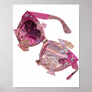 Poster Arte Abstrata de Design Moderno Prata Marcante v2