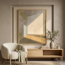 Poster Arte Abstrata de Parede com Luz para Decoração de 