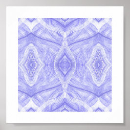 Poster Arte Abstrata em Aquarela Roxa Psychomachia
