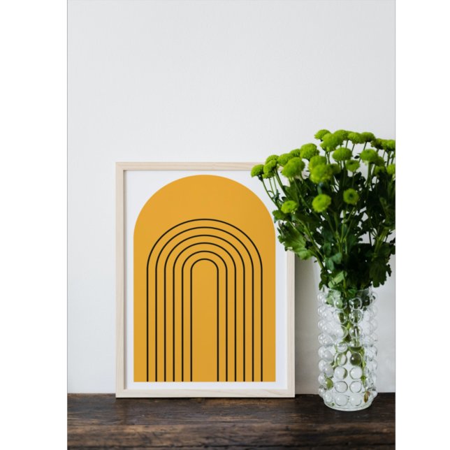 Poster Arte Abstrata Geométrica Moderna Minimalista Boho (Criador carregado)