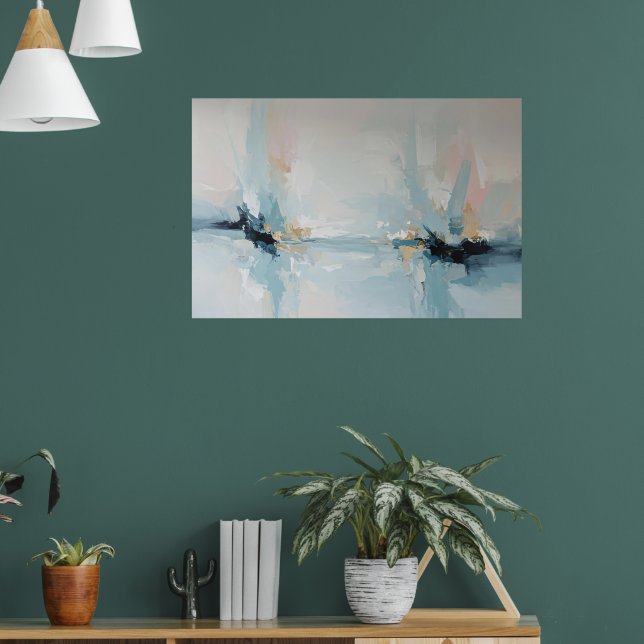 Poster Arte abstrata moderna (Sala de Estar 1)
