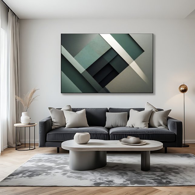 Poster Arte abstrata moderna combina perfeitamente em uma (Criador carregado)