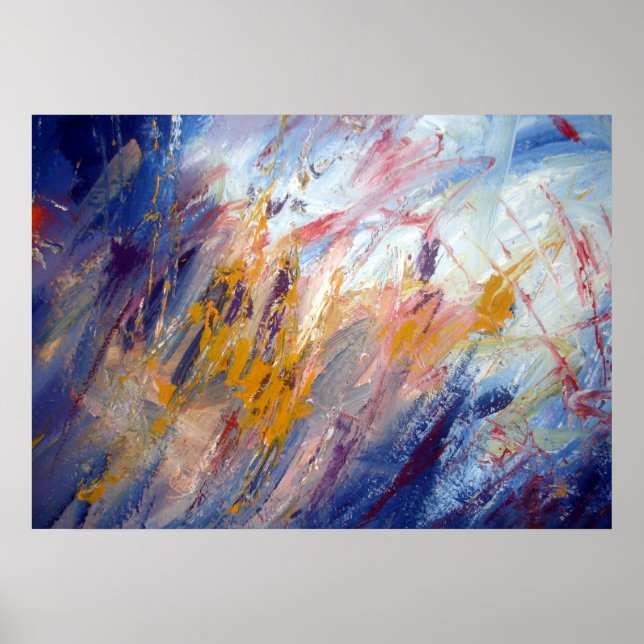 Póster Arte Abstrata Original (Frente)