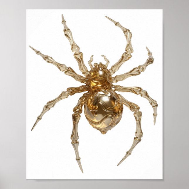 Poster Arte abstrata prateada DESIGN Moderno Limpo (Frente)