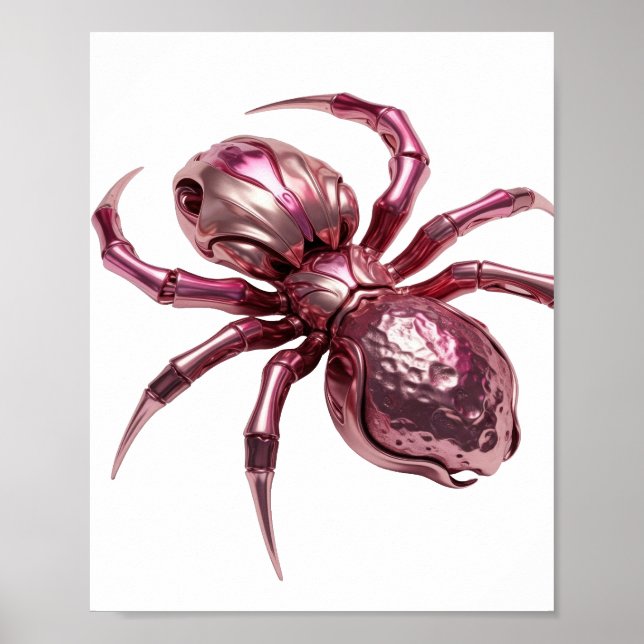 Poster Arte abstrata prateada e elegante Design Gráfico (Frente)