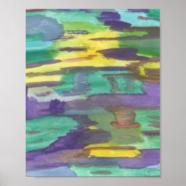 Poster Arte abstrata reflexões