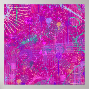 Poster Arte Abstrata: Uma Verdadeira Personalidade
