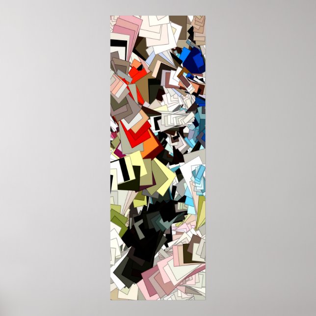 Poster Arte abstrato Expressionismo (Frente)