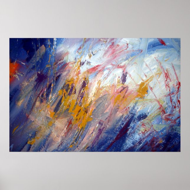 Póster Arte Abstrato original (Frente)