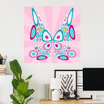 Poster Arte Abstrato-Pop de Borboleta Retroativa<br><div class="desc">Transforme o seu espaço com este **Abstrato Retro Butterfly Poster**, com um vibrante e colorido design de borboleta que combina padrões geométricos com um moderno toque de pop. Este trabalho de arte é perfeito para adicionar um toque único e artístico a qualquer sala, fazer ideal para quartos, salas de estar...</div>