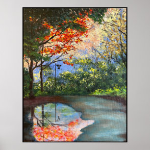 Poster Arte Acrílica O Caminho