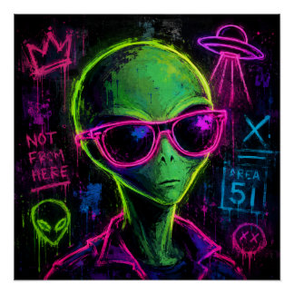 Póster Arte Alien